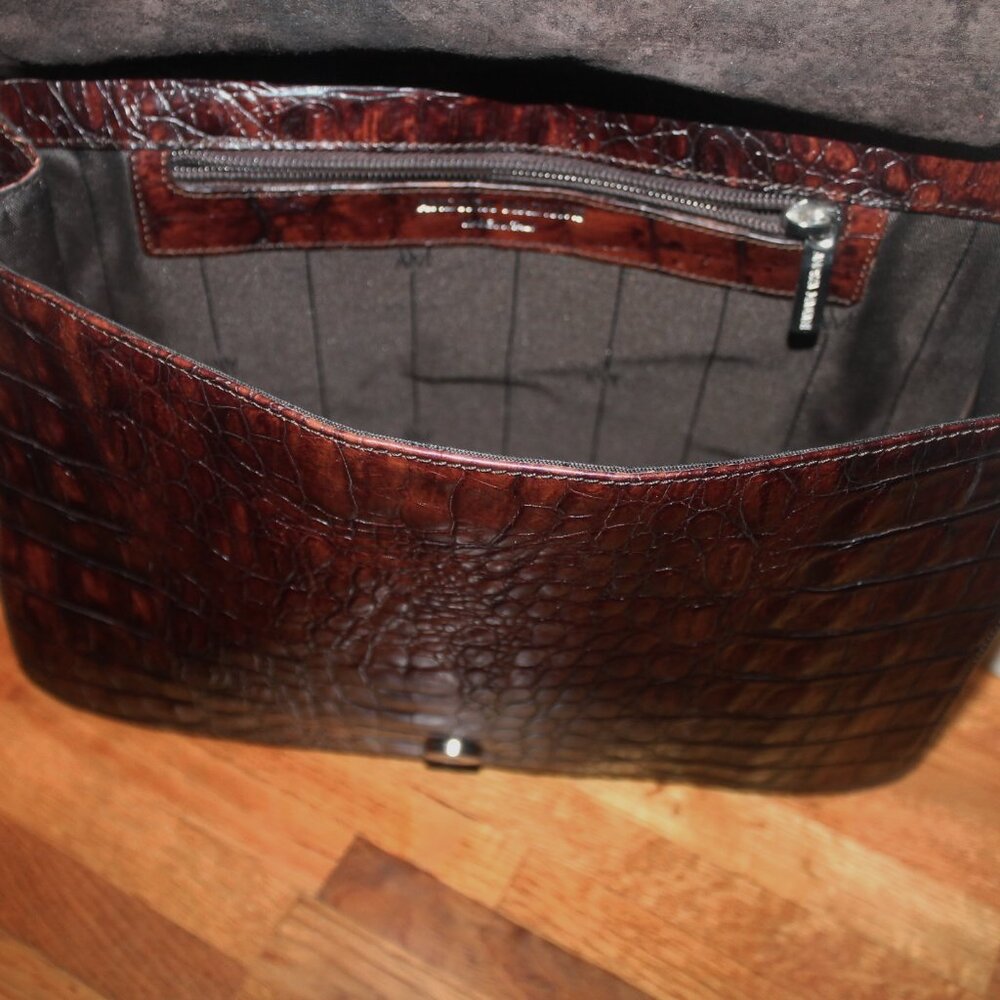 Exotic $649 Andrea Mabiani Italy Rich Alligator Hobo Shoulder Bag Purse - Picture 8 of 11